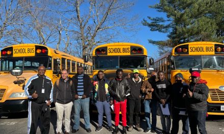 Portland Public Schools bus driving team welcome a new bus driver 