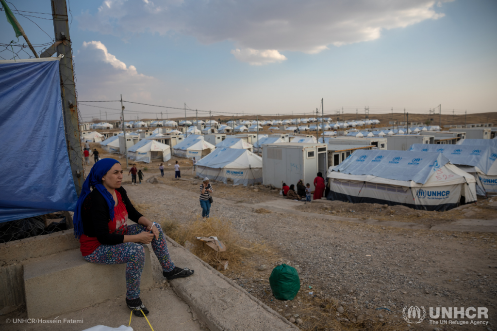 Syrian refugees camp/credit:UNHCR 